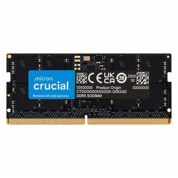 MEMORIA SODIMM 16GB DDR5 4800 CRUCIAL BASIC