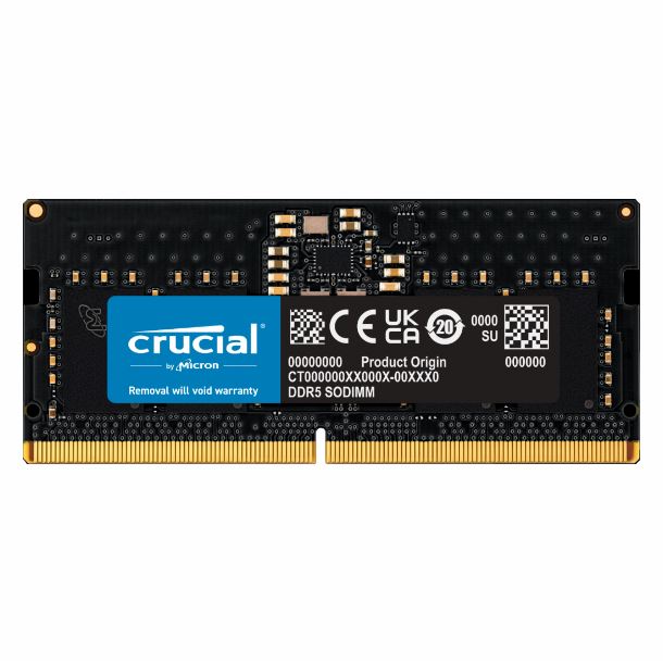 MEMORIA SODIMM 8GB DDR5 4800 CRUCIAL BASIC