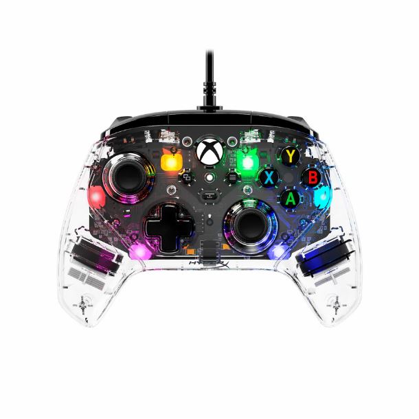 JOYSTICK HYPERX CLUTCH RGB XBOX PC TRANSPARENTE 7D6H2AA