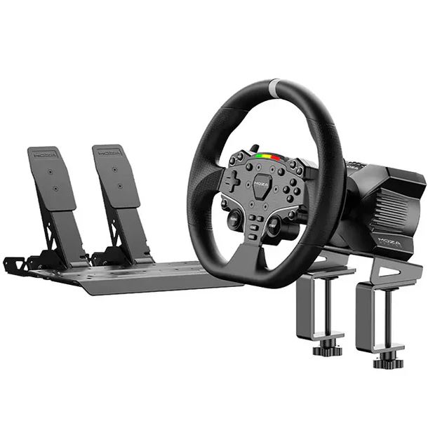 VOLANTE Y PEDALERA MOZA RACING R3 BUNDLE P/PC SIMRACING