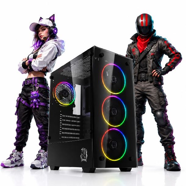 PC GAMER AMD RYZEN 7 5700B55016GB1TB M2 NVMERTX 5050GABINETE GAMERFUENTE CERTIFICADA