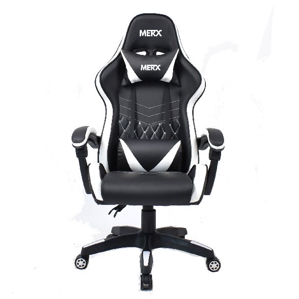 SILLA GAMER MERX SHIROKAGE SH-200 NEGRA Y BLANCA