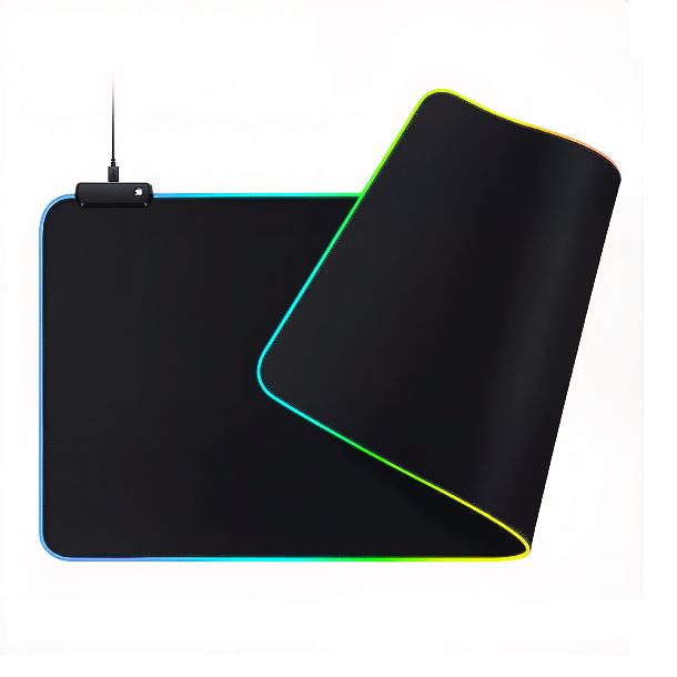 MOUSEPAD GAMER RAPTOR ULTRA GLIDE RGB ANTIDESLIZANTE IMPERMEABLE XL 900X400X3MM