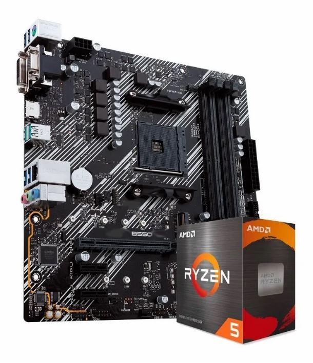 COMBO AMD RYZEN 5 5600X + B550