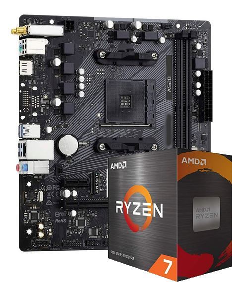 COMBO AMD RYZEN 7 5700GA520