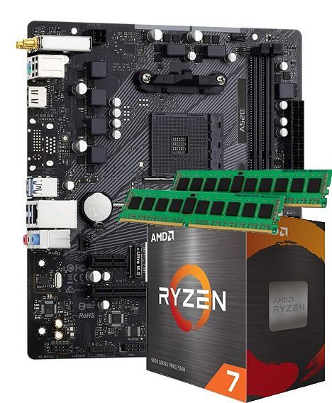 COMBO AMD RYZEN 7 5700GA5202X8GB 3200