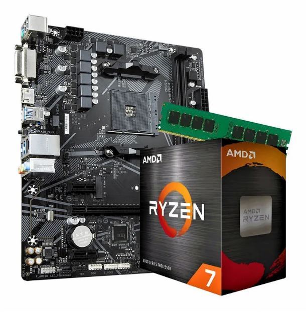 COMBO AMD RYZEN 7 5700XB55016GB 3200