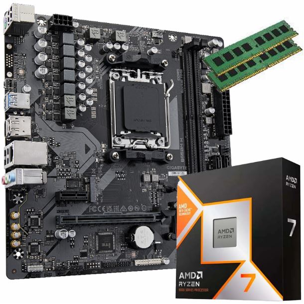 COMBO AMD RYZEN 9 9800X3DB6502X16GB 5200