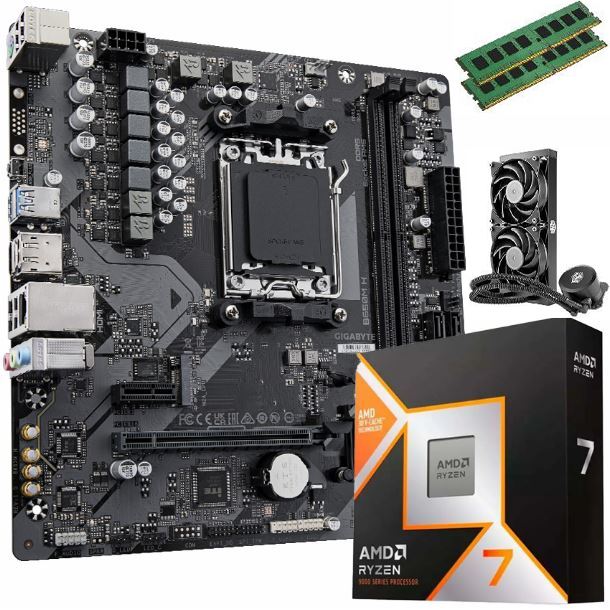 COMBO AMD RYZEN 7 9800X3DB85032GB DDR5 5200WATERCOOLER 240MM