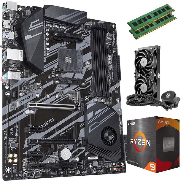 COMBO AMD RYZEN 9 9800X3DB8502X16GB 5200WATER 240MM