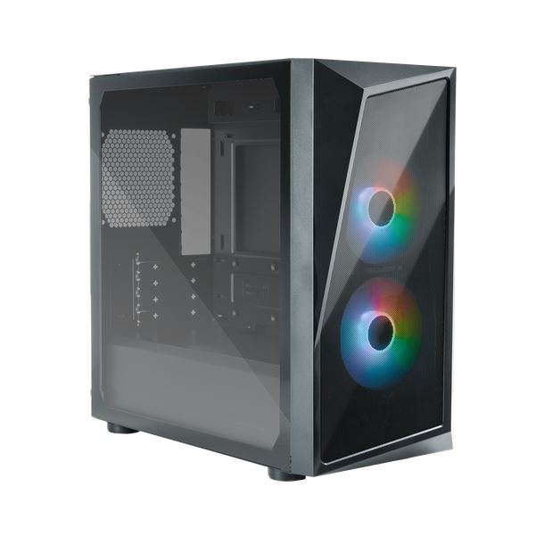 GABINETE COOLERMASTER CMP 320 TG MESH 2FAN ARGB