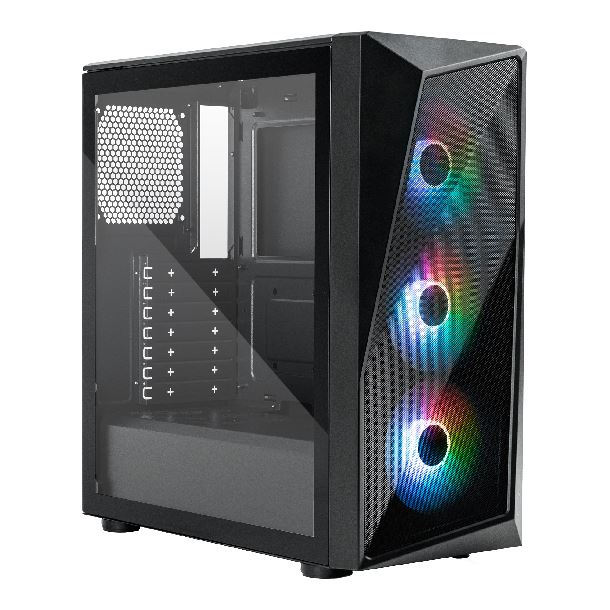 GABINETE COOLERMASTER CMP 520 TG MESH 3FAN ARGB CP520-KGNN-S00
