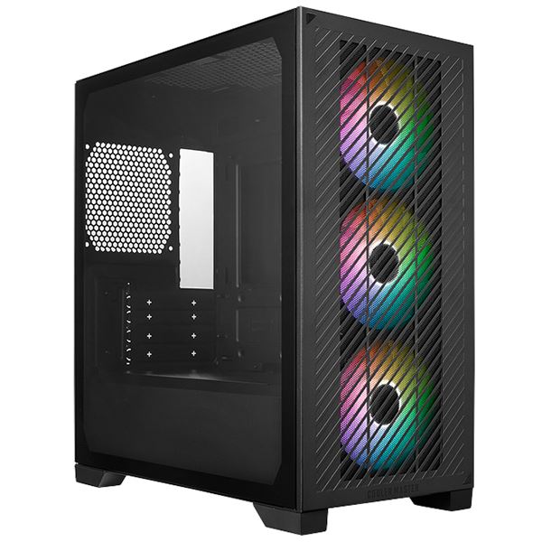 GABINETE COOLERMASTER ELITE 301 BLACK 3FAN ARGB E301-KGNN-S00