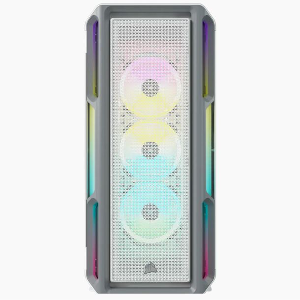 GABINETE CORSAIR ICUE 5000T RGB TG WHITE