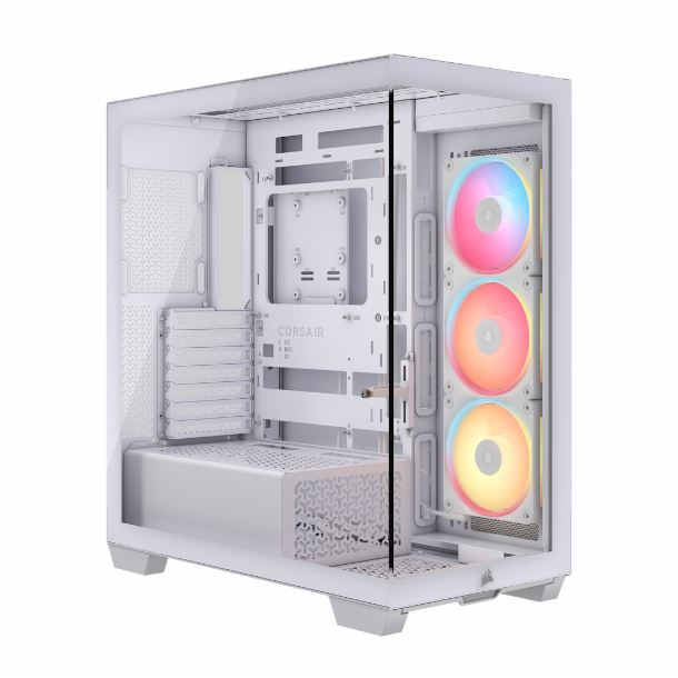 GABINETE CORSAIR ICUE LINK 3500X LX-R 3FAN RGB WHITE CC-9011325-WW
