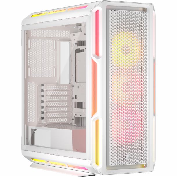 GABINETE CORSAIR ICUE LINK 5000T LX RGB TG 3FAN WHITE CC-9011299-WW