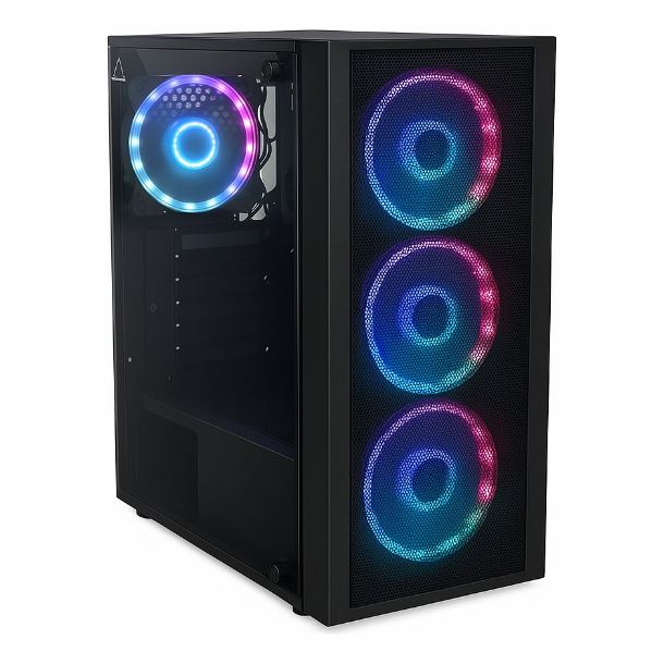 GABINETE EAGLE WARRIOR CG 20AA 4FAN ARGB ATX