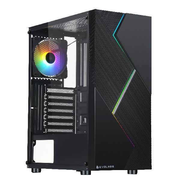 GABINETE EVOLABS BOLT TG 1FAN FRGB