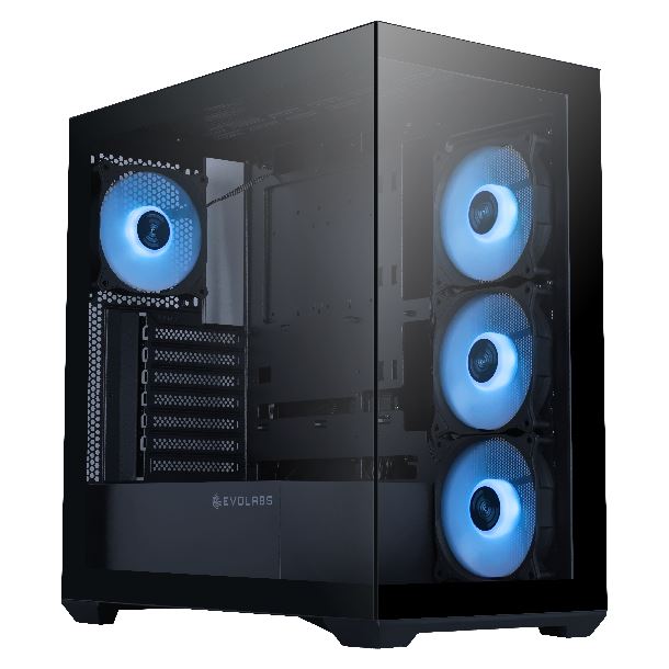 GABINETE EVOLABS PROGRESSION TG 4FAN ARGB