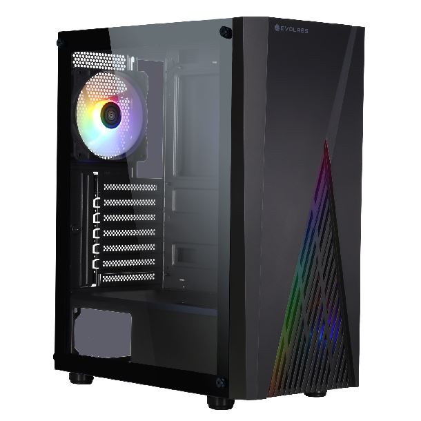 GABINETE EVOLABS STREAK TG 2FAN FRGB