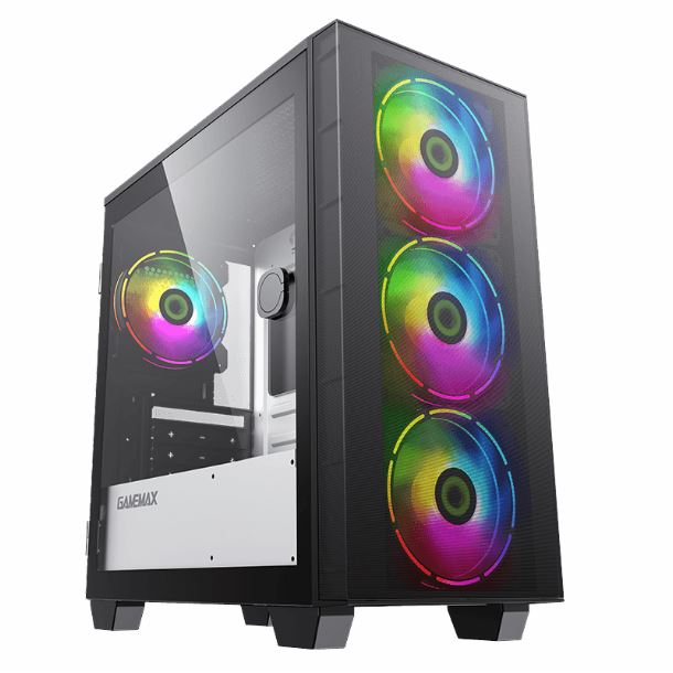 GABINETE GAMEMAX AERO MINI TG 4FAN ARGB