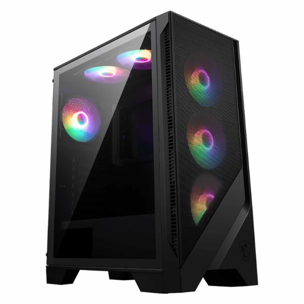 GABINETE MSI MAG FORGE 120A AIRFLOW TG MID-TOWER 6FAN ARGB