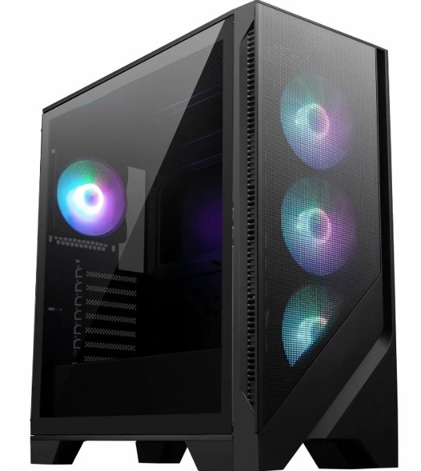 GABINETE MSI MAG FORGE 320R AIRFLOW TG MID-TOWER FAN X 4 ARGB