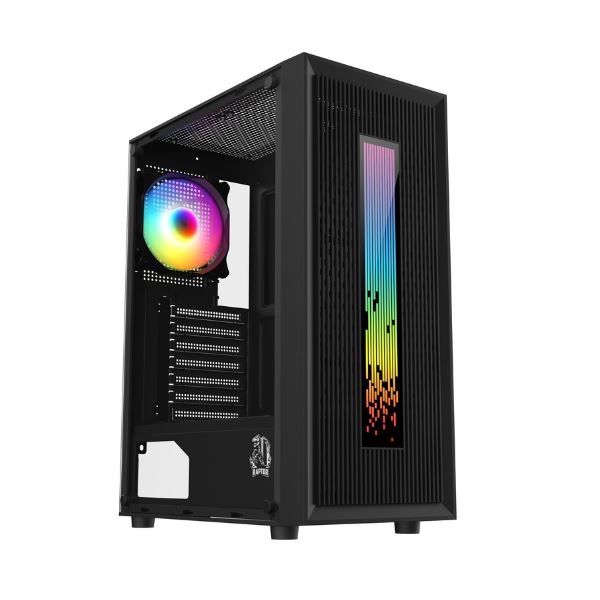 GABINETE RAPTOR VORTEX TG FAN RGB LED FRONTAL