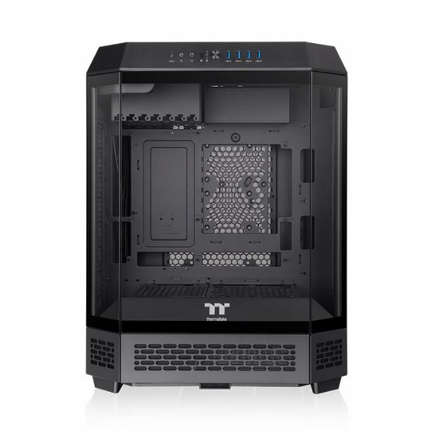 GABINETE THERMALTAKE THE TOWER 600 TG 2FAN BLACK
