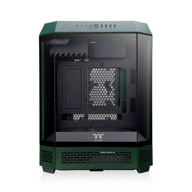 GABINETE THERMALTAKE THE TOWER 600 TG 2FAN RACING GREEN