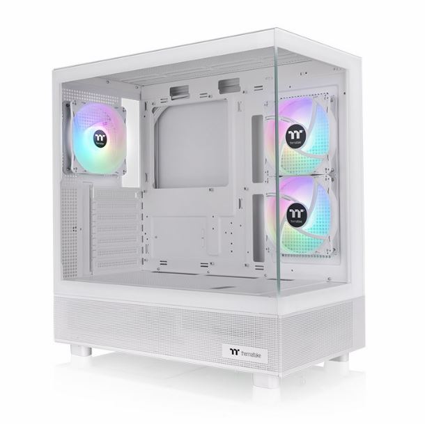 GABINETE THERMALTAKE VIEW 270 PLUS TG 3FAN ARGB SNOW WHITE