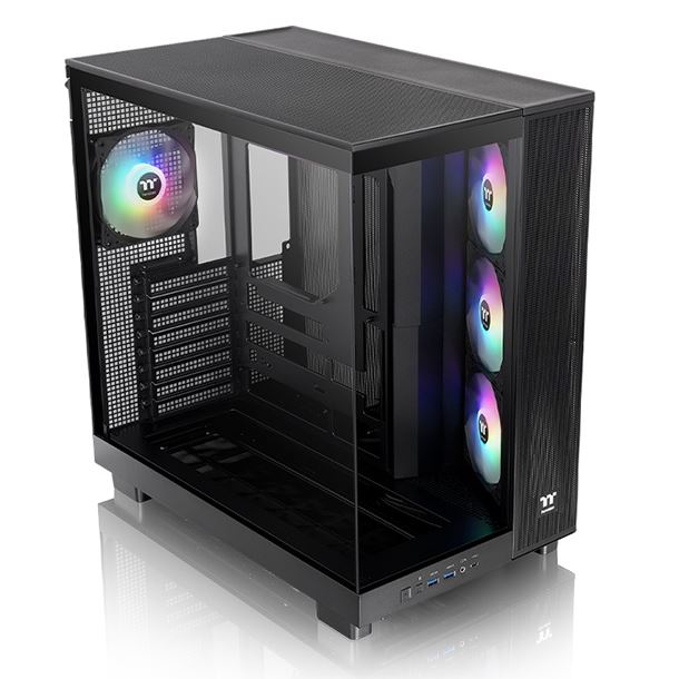 GABINETE THERMALTAKE VIEW 380 XL TG 4FAN ARGB