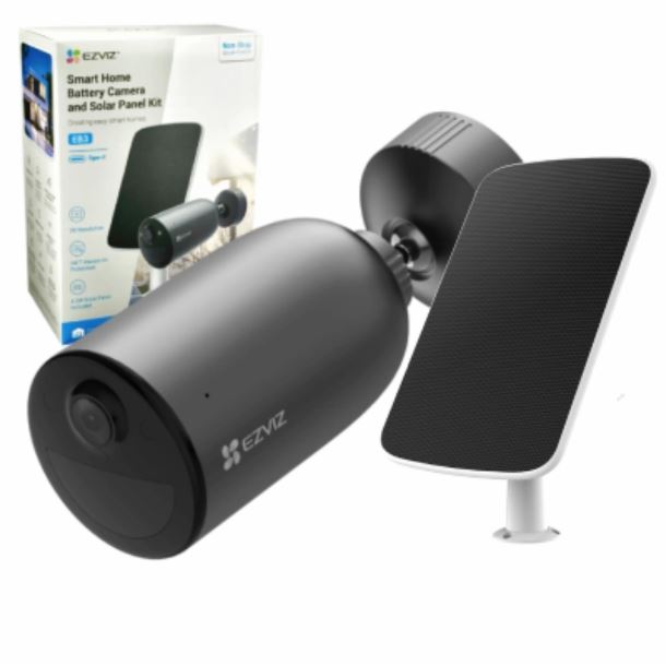 CAMARA IP EZVIZ EB3 2K EXTERIOR WIFI PANEL SOLAR