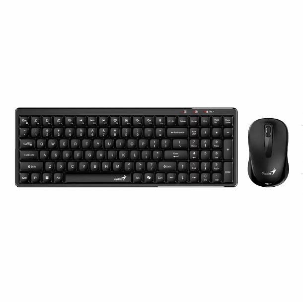 KIT TECLADO Y MOUSE GENIUS LUXMATE Q8100 WIRELESS BLACK