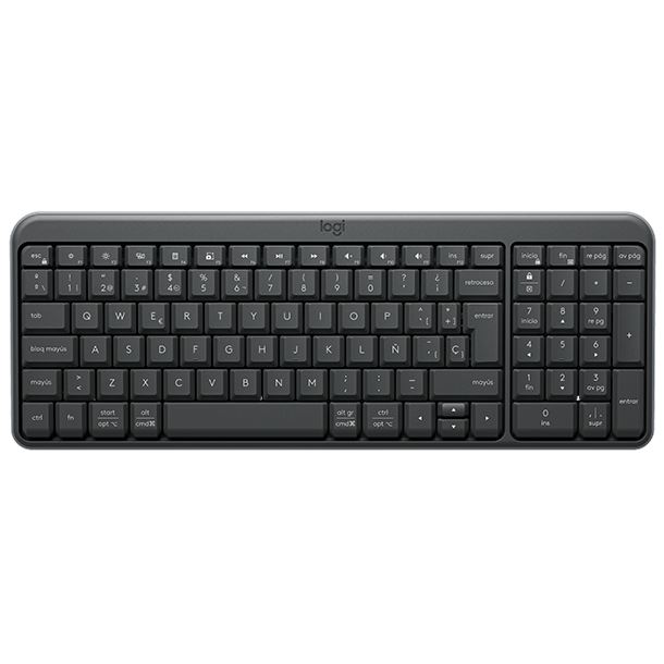 TECLADO LOGITECH BLUETOOTH K250 PEBBLE GRAFITO 920-013445
