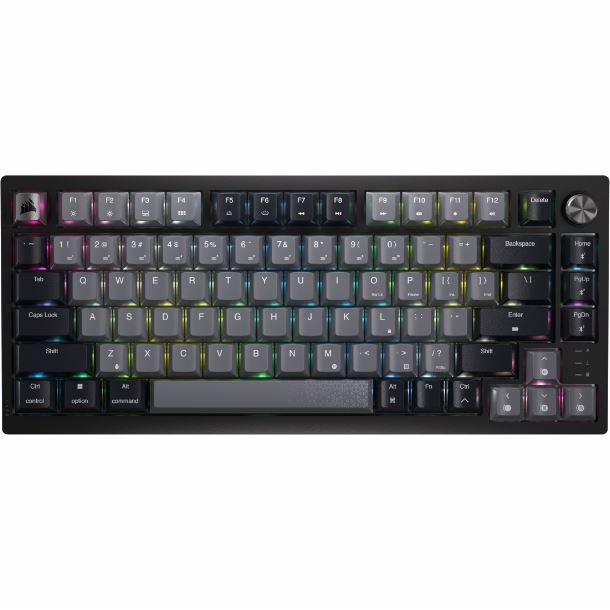TECLADO GAMER CORSAIR K65 PLUS WIRELESS 75% RGB MLX RED INGLES