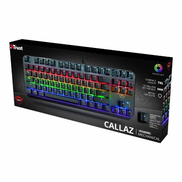 TECLADO TRUST GXT834 CALLAZ TKL SPANISH