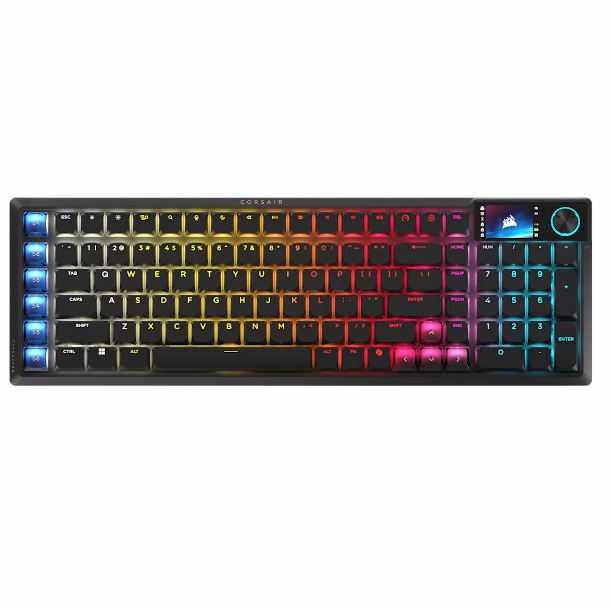 TECLADO GAMER WIRELESS CORSAIR VANGUARD AIR 99 LOW PROFILE RGB NEGRO CH-91HA01B-