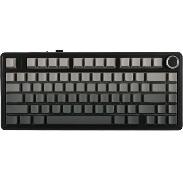 TECLADO MECANICO AULA F75 BLACK DEGRADE WIRELESS 75% RGB SWITCH REAPER ESPAÑOL