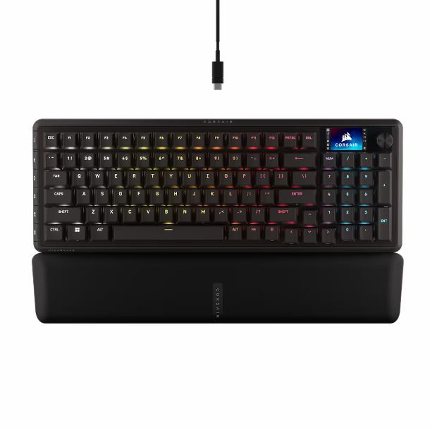 TECLADO MECANICO CORSAIR VANGUARD PRO 96 CON EFECTO HALL INGLES CH-91E911G-NA