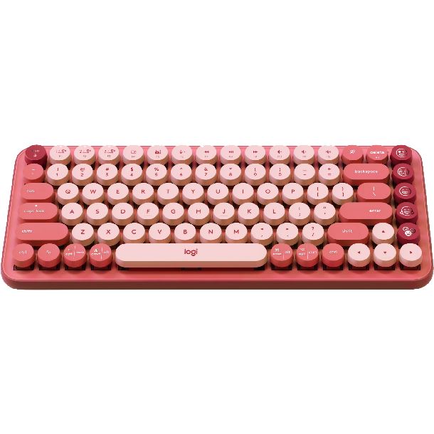 TECLADO MECANICO LOGITECH POP KEYS CORAL ROSE 920-010715