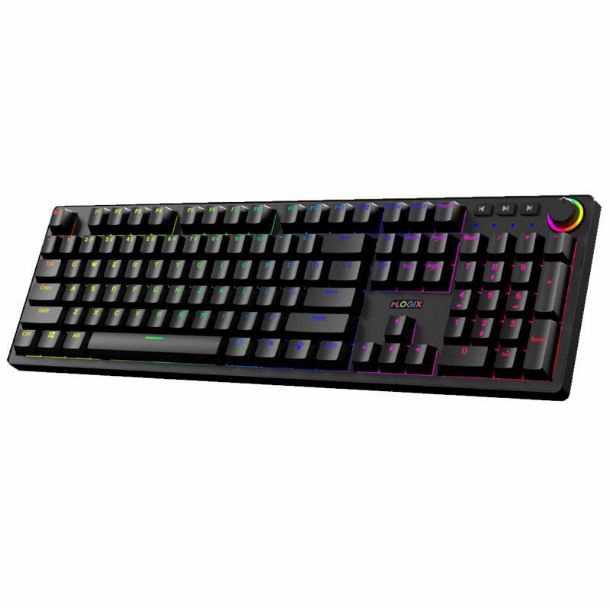 TECLADO MECANICO MLOGIX MK104 GHOST BUSTER RGB SWITCH BLUE