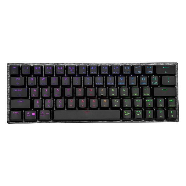TECLADO MECANICO WIRELESS COMPACTO 60% COOLERMASTER SK622 SPACE GRAY SWITCH RED