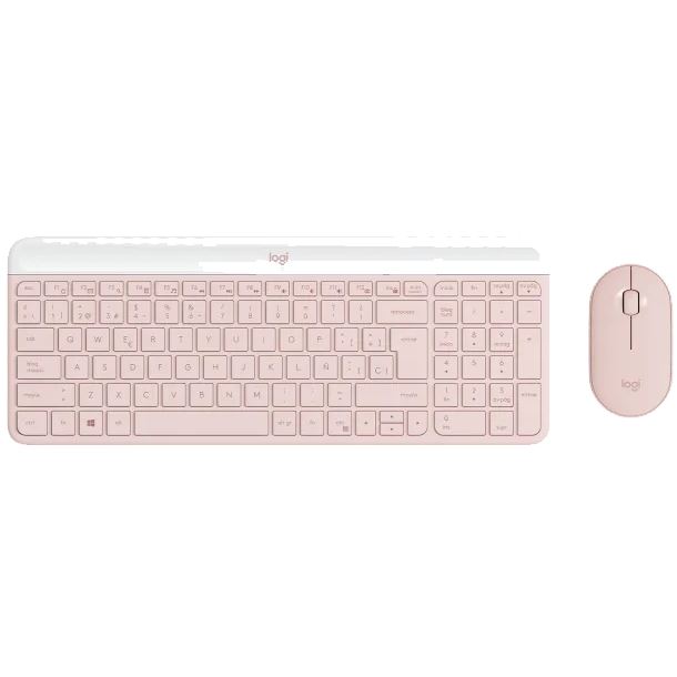 teclado-y-mouse-slim-wireless-logitech-mk470-rose-920-011312