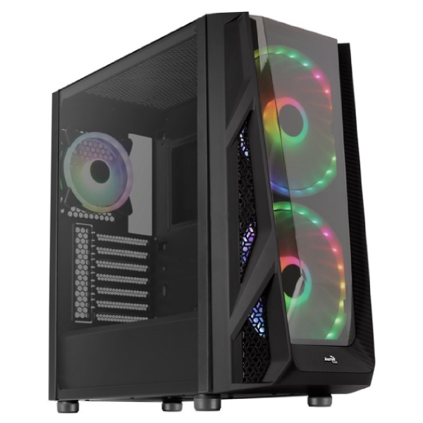 AEROCOOL NIGHTHAWK DUO BLACK MID